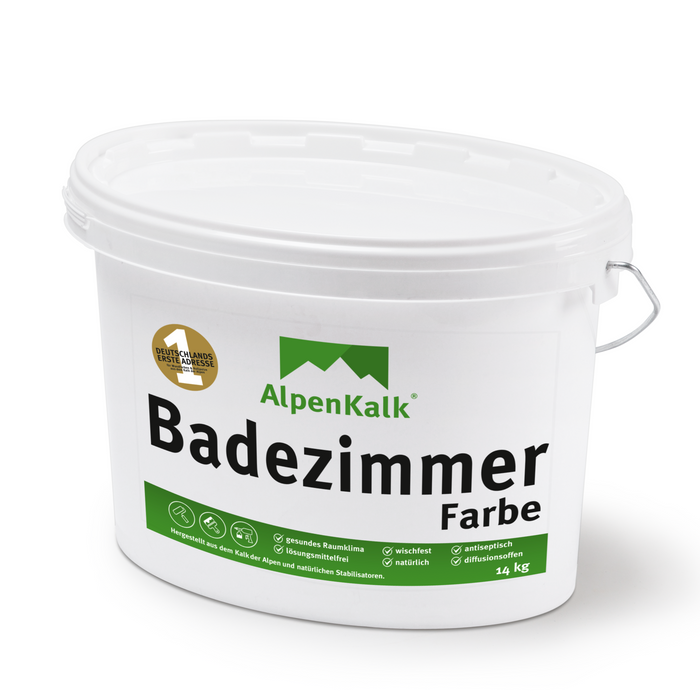 Badezimmer Farbe - Kalkfarbe 14 kg / ca. 55 m²