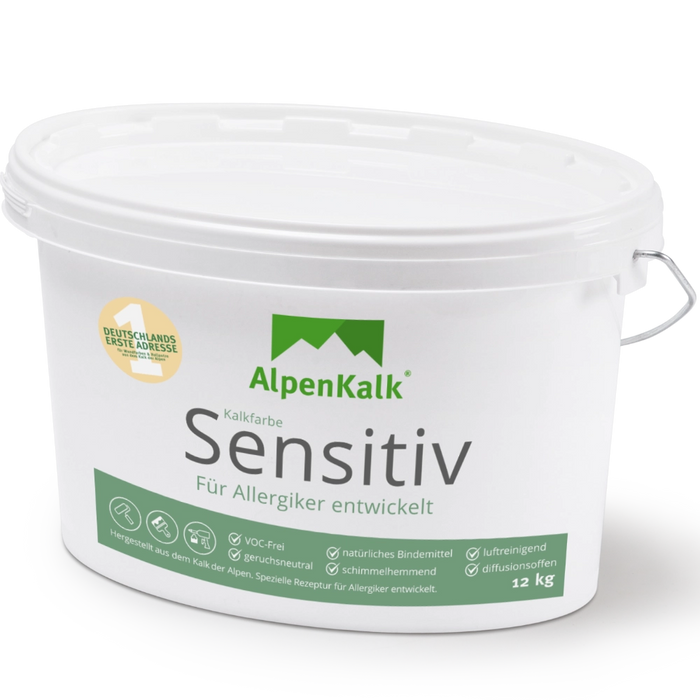 Sensitiv - Kalkfarbe für Allergiker 12 kg / ca. 65 m²