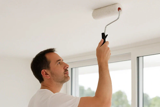 Rollputz an der Decke – gesund, natürlich und schön