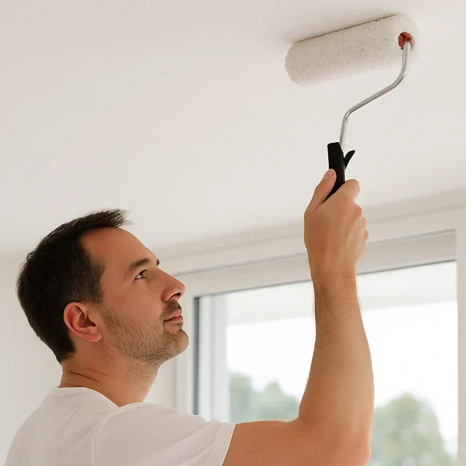 Rollputz an der Decke – gesund, natürlich und schön