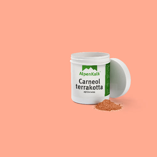Kalkfarbe Pigmente Carneol-Terrakotta von AlpenKalk