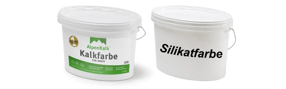 Silikatfarbe und Kalkfarbe: Der grosse Vergleich