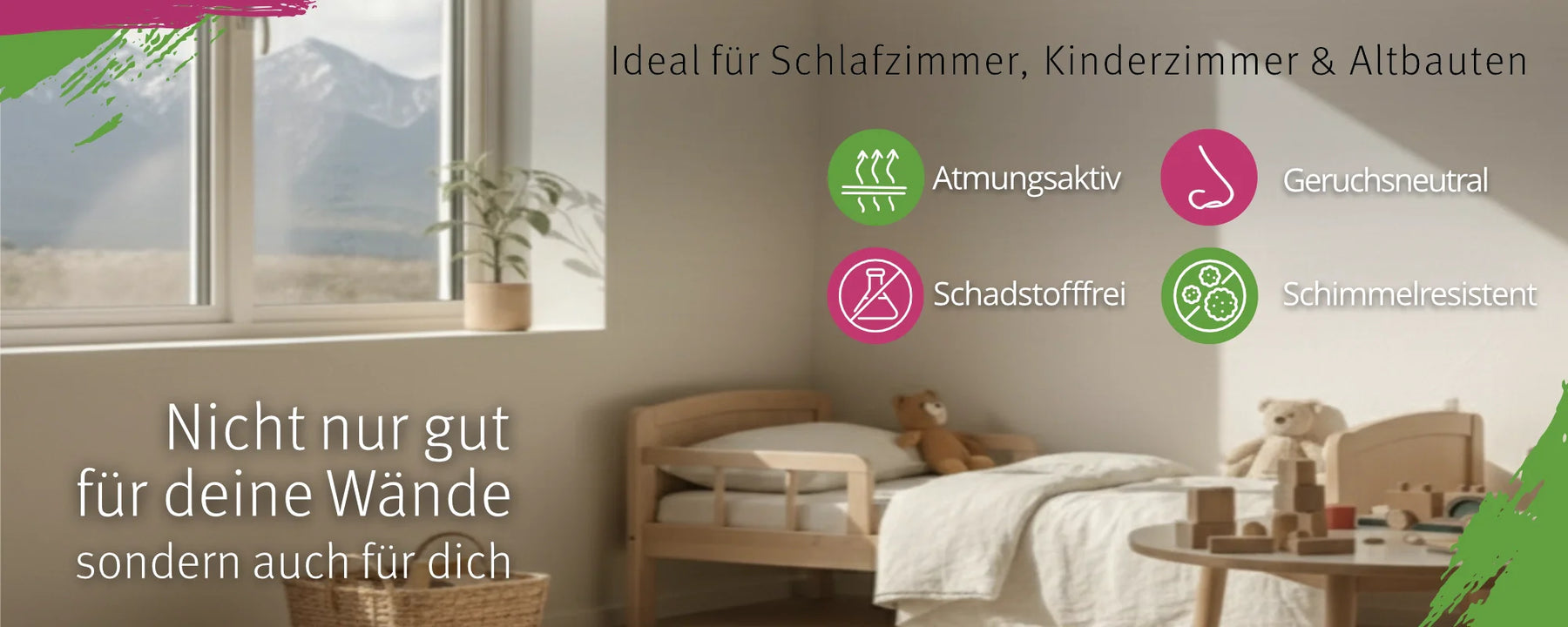 Gesund wohnen ohne Schadstoffe: Warum Kalk das Comeback-Material 2026 ist