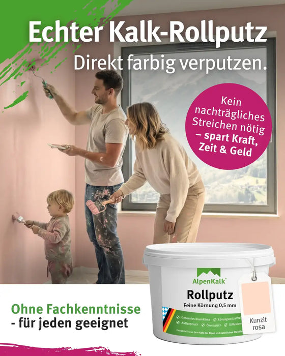 Rollputz FEIN 7 kg Kunzit-Rosa