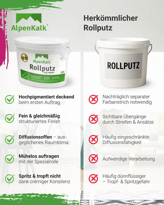 Rollputz FEIN 7 kg Kunzit-Rosa