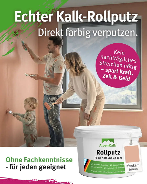 Rollputz FEIN 7 kg Mookait-Braun