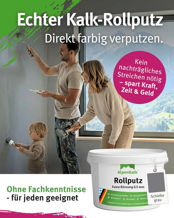 Rollputz FEIN 7 kg Schiefer-Grau
