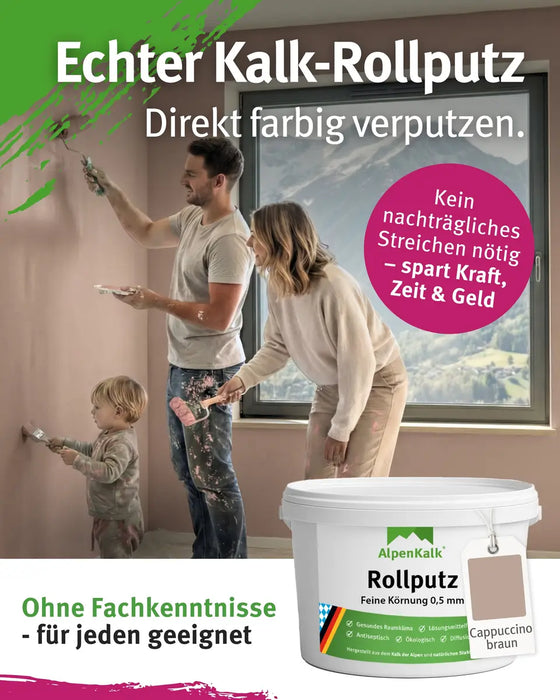 Rollputz FEIN 24 kg Cappuccino-Braun