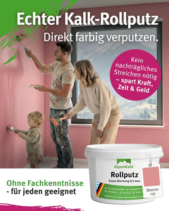 Rollputz FEIN 24 kg Beeren-Rot