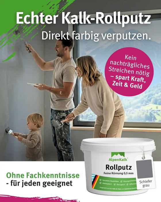 Rollputz FEIN 24 kg Schiefer-Grau