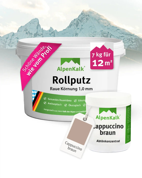 Rollputz RAU 7 kg Cappuccino-Braun