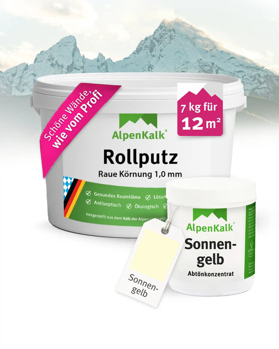 Rollputz RAU 7 kg Sonnen-Gelb