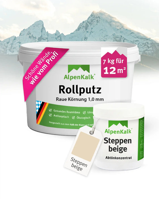 Rollputz RAU 7 kg Steppen-Beige