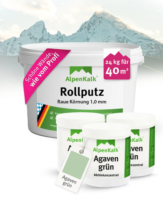 Rollputz RAU 24 kg Agaven-Grün