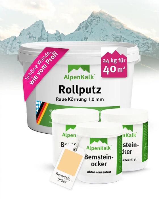 Rollputz RAU 24 kg Bernstein-Ocker