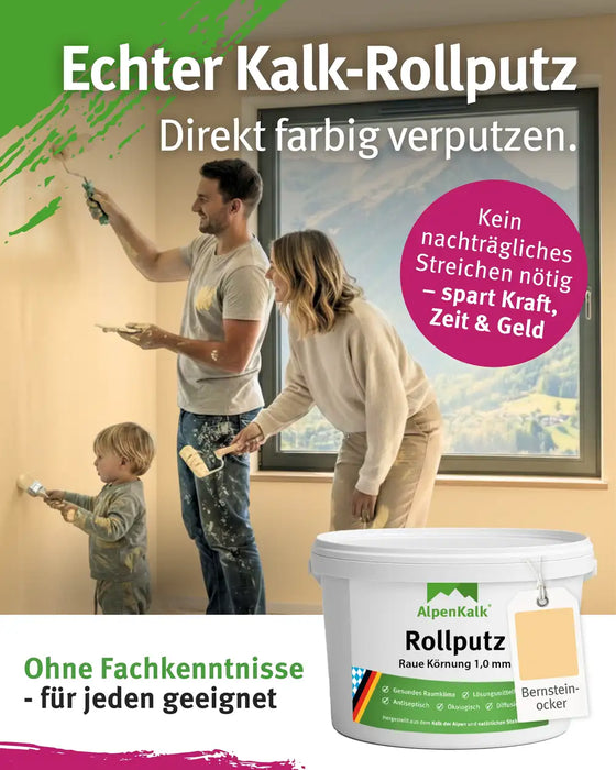 Rollputz RAU 24 kg Bernstein-Ocker