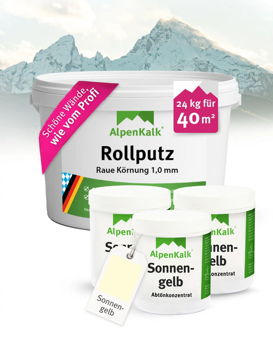 Rollputz RAU 24 kg Sonnen-Gelb