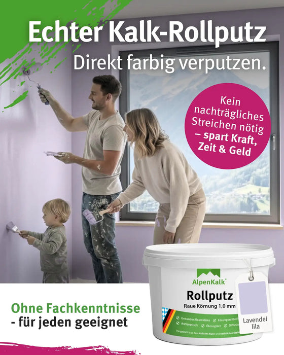 Rollputz RAU 24 kg Lavendel-Lila