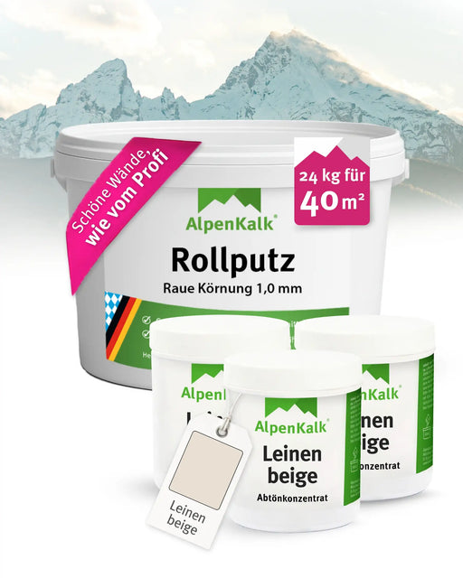 Rollputz RAU 24 kg Leinen-Beige
