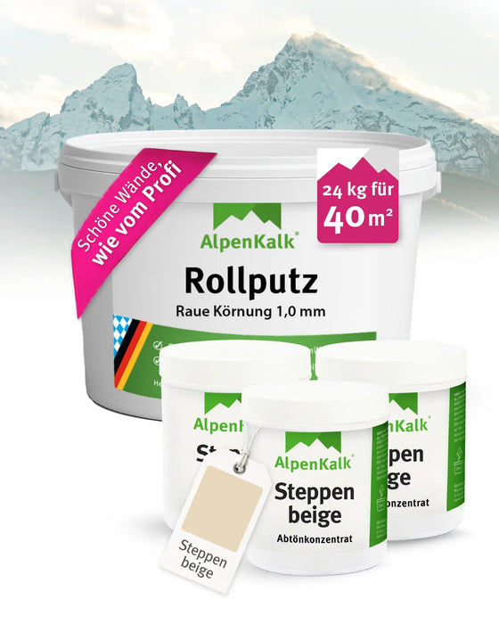 Rollputz RAU 24 kg Steppen-Beige