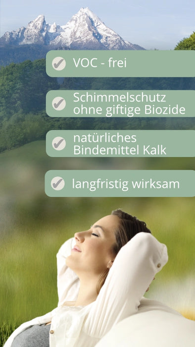 Sensitiv - Kalkfarbe für Allergiker  12 kg / ca. 65 m²
