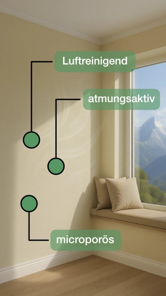 Sensitiv - Kalkfarbe für Allergiker  12 kg / ca. 65 m²