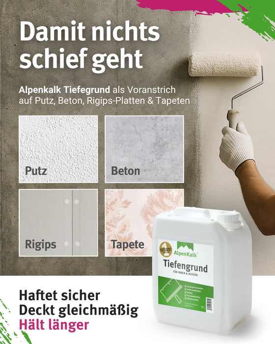 Kalkfarbe INNEN 6 Kg / ca. 30 m²