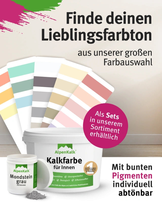 Kalkfarbe INNEN 6 Kg / ca. 30 m²