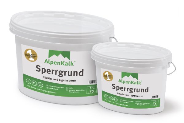 Sperrgrund von AlpenKalk in zwei groessen