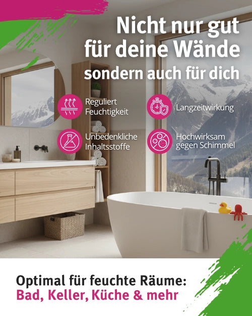 Anti-Schimmelfarbe - Kalkfarbe mit Anti-Schimmel-Formel  5l / ca. 35 m²