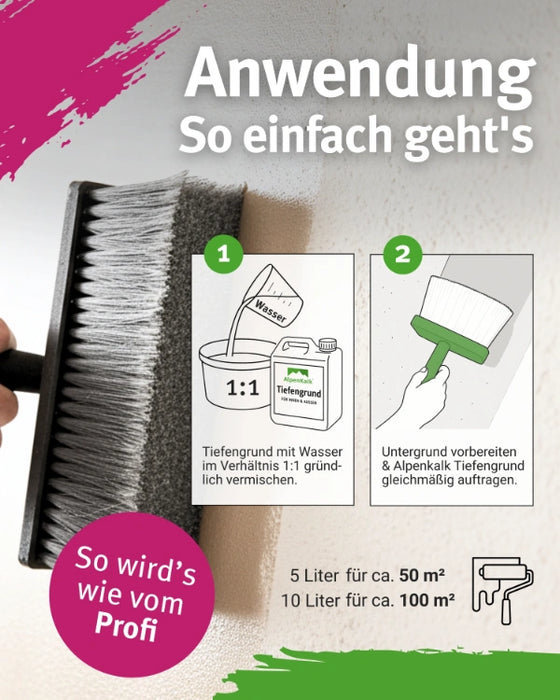 AlpenKalk Haft- u. Tiefengrund 10 L / ca. 100 m²