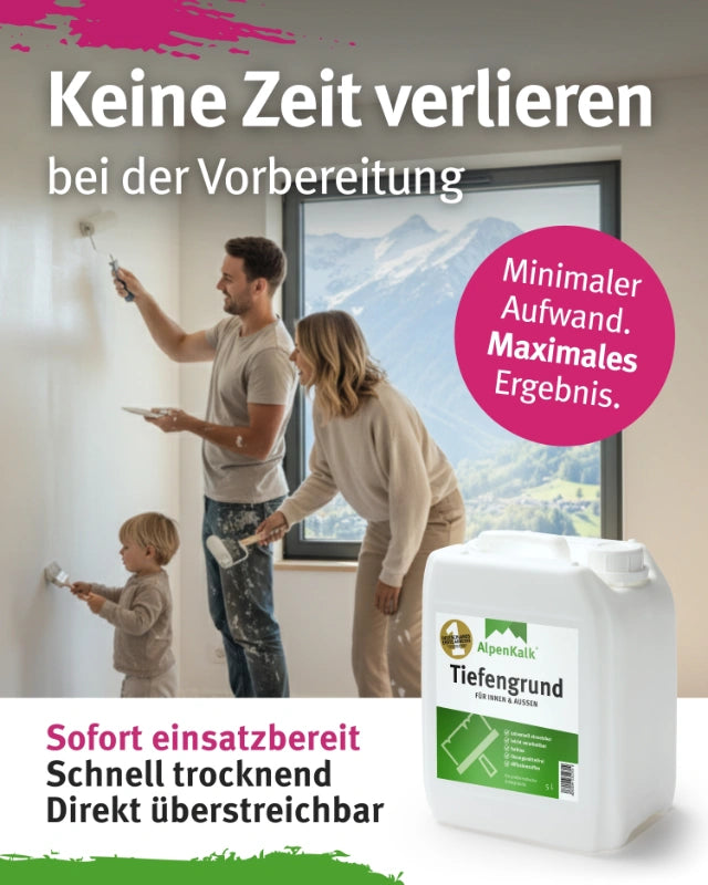 AlpenKalk Haft- u. Tiefengrund 10 L / ca. 100 m²