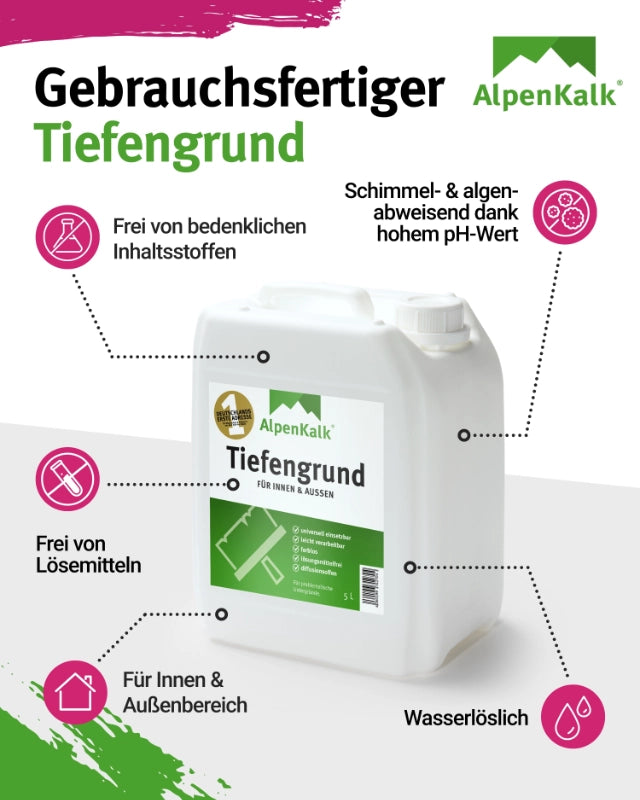AlpenKalk Haft- u. Tiefengrund 5 L / ca. 50 m²