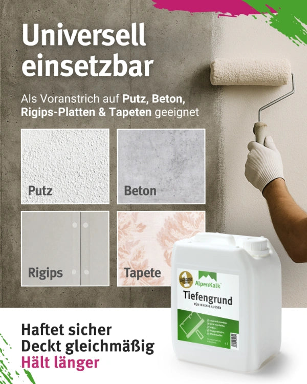 AlpenKalk Haft- u. Tiefengrund 5 L / ca. 50 m²