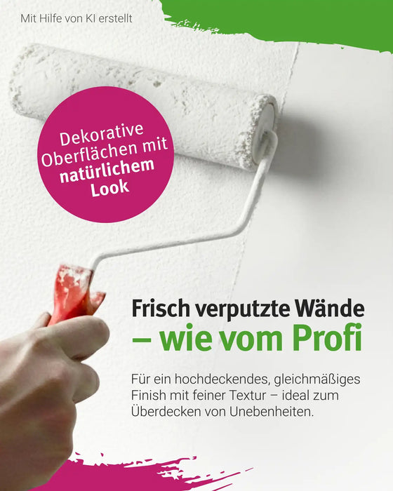 Rollputz fein (0,5 mm) jetzt 24 kg (20+4) / ca. 65 m²