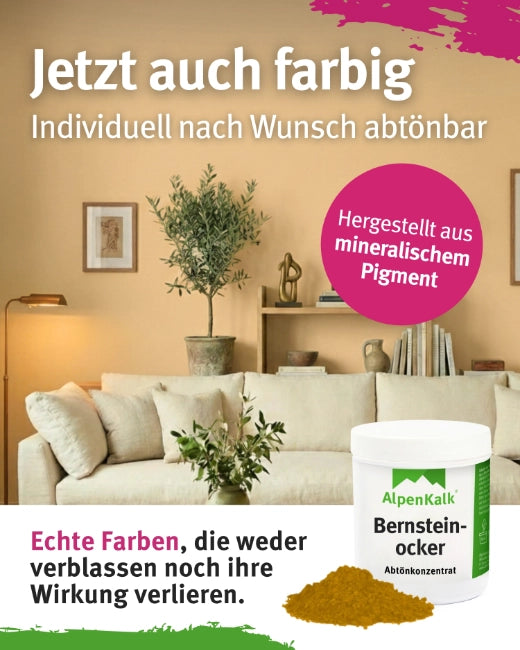 Badezimmer Farbe Bernstein-Ocker 14 kg  / ca. 55 m²