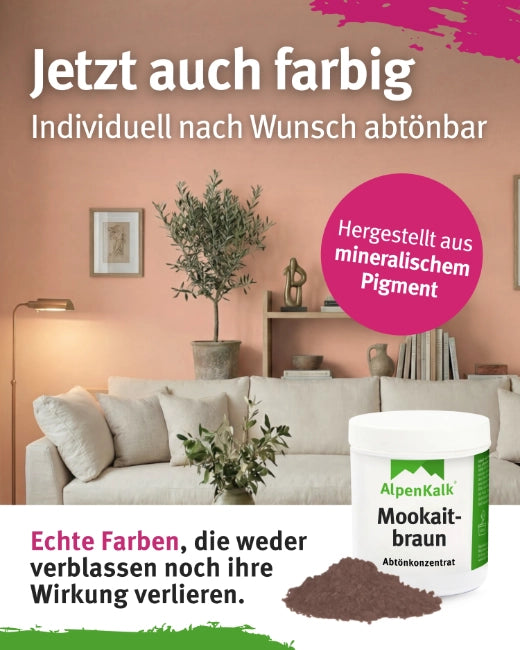 Badezimmer Farbe Mookait-Braun 14 kg  / ca. 55 m²