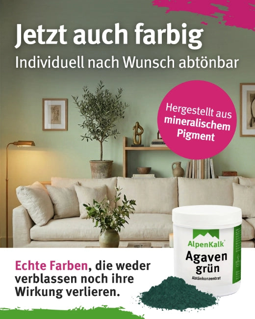Badezimmer Farbe Agaven-Grün 14 kg  / ca. 55 m²