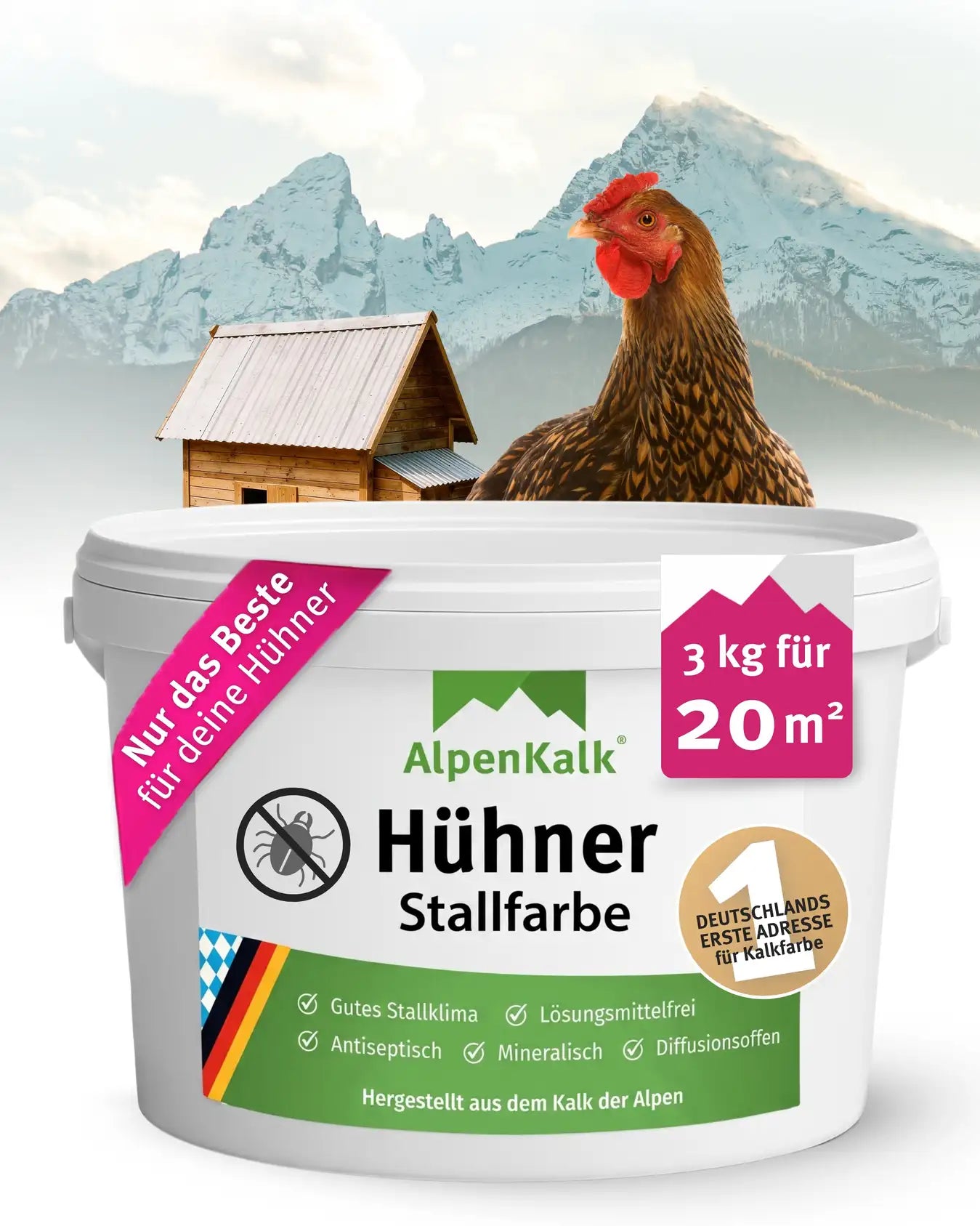 Hühnerstallfarbe 3 kg