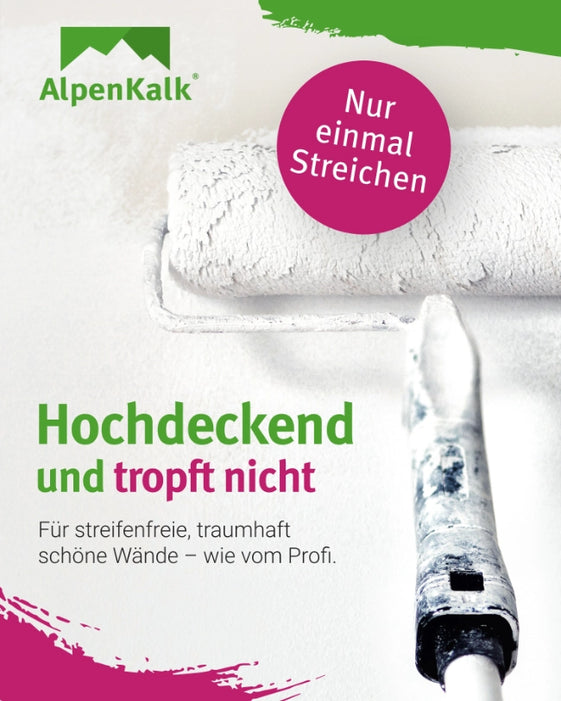 Badezimmer Farbe - Kalkfarbe 14 kg  / ca. 55 m²