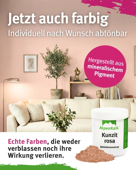 Badezimmer Farbe Kunzit-Rosa 14 kg  / ca. 55 m²