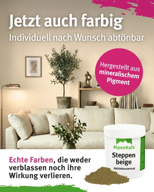 Kalkfarbe INNEN Steppen-Beige 14 kg (65 m²)