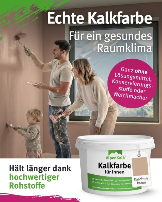 Kalkfarbe INNEN Kaschmir-Braun 6 kg (30 m²)