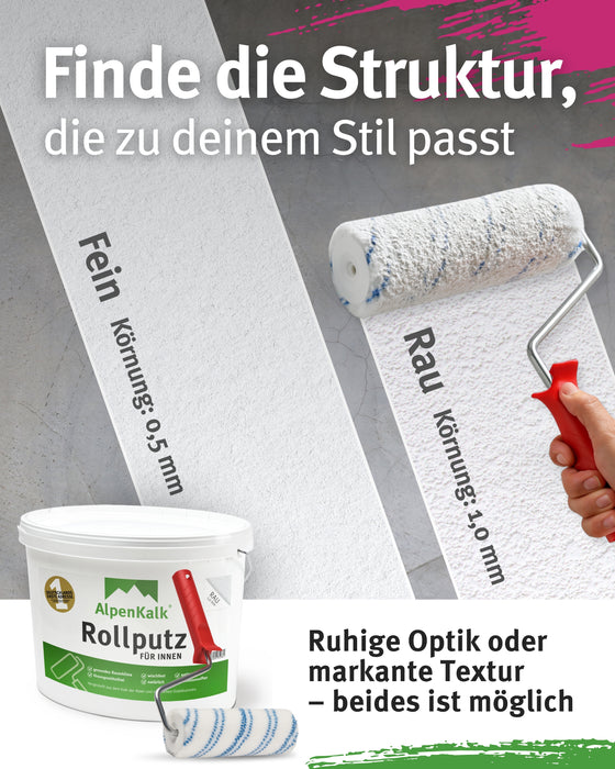 Rollputz RAU 24 kg Mookait-Braun