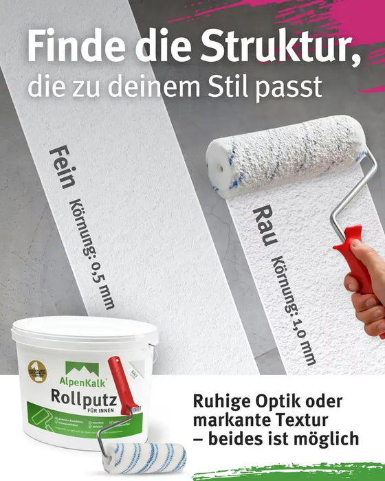 Rollputz RAU 24 kg Mookait-Braun