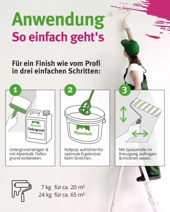 Rollputz extraFEIN (0,3 mm) jetzt 1 kg  / ca. 4 m²