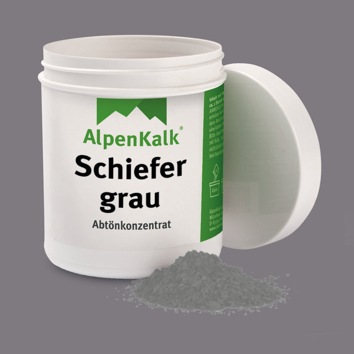 Kalkfarbe INNEN Schiefer-Grau 21 kg (100 m²)
