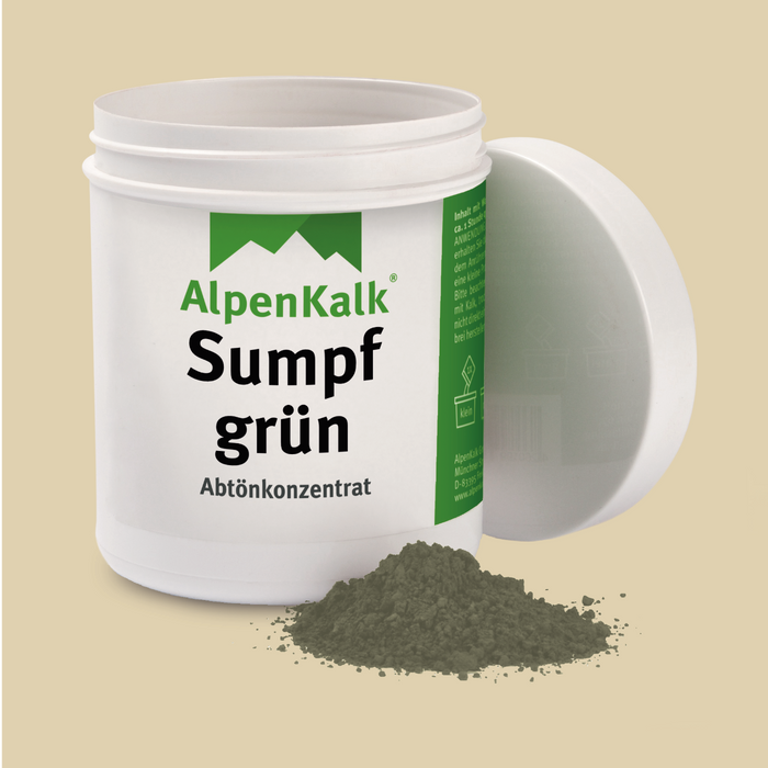 Kalkfarbe INNEN Sumpf-Grün 6 kg (30 m²)