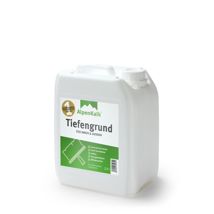 Kalkfarbe INNEN 6 kg (ca. 30 m ²) Starterpaket