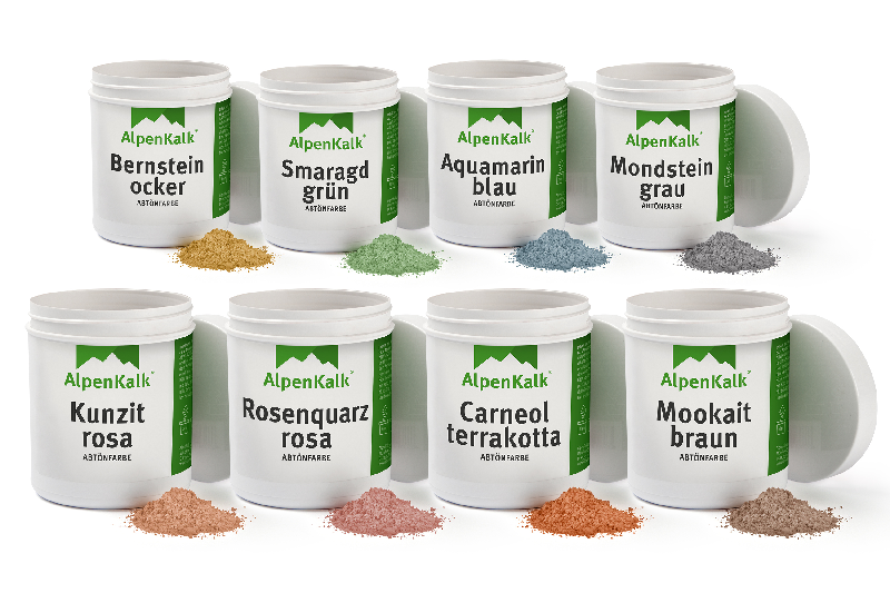 Abtoenfarben Pigmente von AlpenKalk